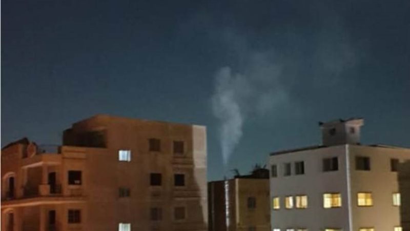 دخان أحد المطاعم