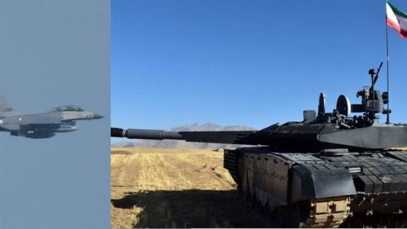 طائرة تركية ودبابة