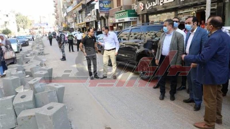 محافظ المنوفية بمدينة