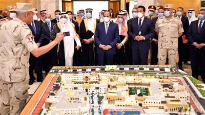 الرئيس السيسي والأمير فهد بن سلطان يفتتحان جامعة الملك سلمان 