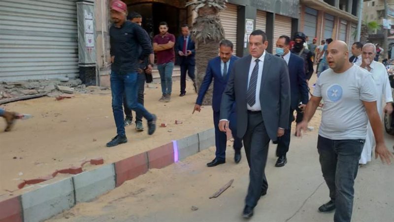 محافظ البحيرة يتفقد