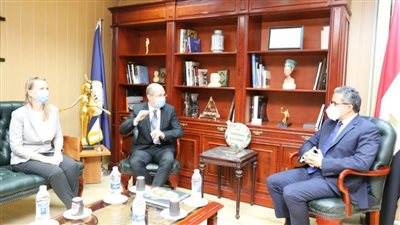 العناني يستقبل سفيري المجر وأوزبكستان