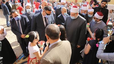 وكيل الأزهر يلتقي محافظ الدقهلية ويفتتحان معهد بهوت بنبروه