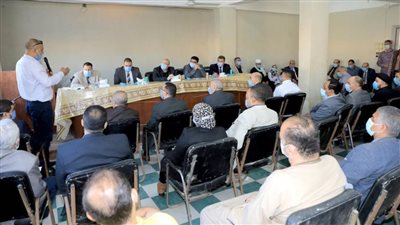  لقاء مفتوح لمحافظ بنى سويف بأهالى طنسا