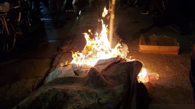 أعمال شغب في المظاهرات