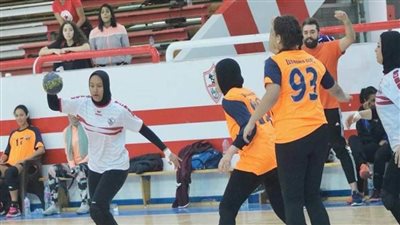 الزمالك يفوز على الشمس بدورى عمومى سيدات كرة اليد