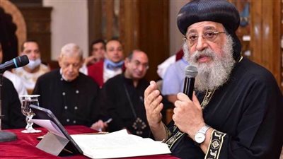 البابا تواضروس يزور الكلية الإكليريكية اللاهوتية ويلقى محاضرة للفرقة الأولى