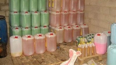 ضبط مصنع لإنتاج المواد الكيميائية بالجيزة بدون ترخيص