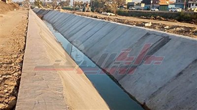 كفر الشيخ تتابع مشروع تبطين الترع