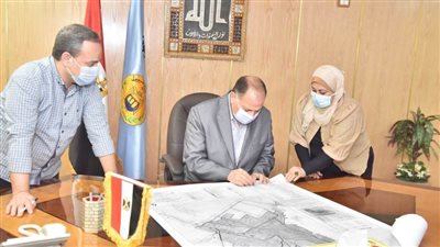 محافظ أسيوط يعتمد خرائط المخطط الاستراتيجي لمدينة أبنوب