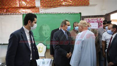 نورالدين: يتفقد سير العملية الانتخابية بكفر الشيخ