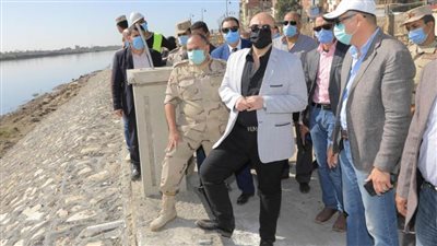 محافظ بني سويف يتابع تطوير الجزء السفلي من الكورنيش