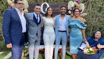 بالصور.. عصام الحضري يحتفل بخطوبة نجلته
