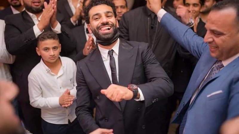 رقص محمد صلاح في