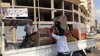 رفع وإزالة 496 حالة إشغال طريق وتعديًا بالبحيرة