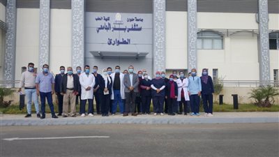 افتتاح قسم الطوارئ بمستشفى بدر الجامعي