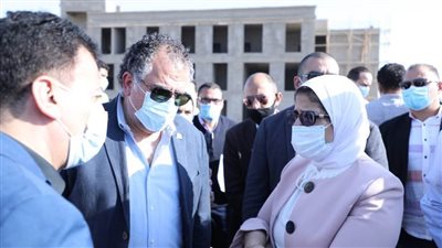 وزيرة الصحة تتفقد تطوير مستشفى الطور التعليمي بتكلفة ٧٥٠ مليون جنيه