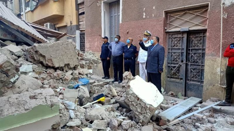 انهيار منزل بأسيوط