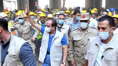 الرئيس السيسي: تابعت بفخر الإنجاز الذي يتم بأيادٍ مصرية في العاصمة الإدارية 