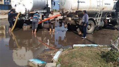 محافظ الدقهلية يتابع كسح مياه الأمطار