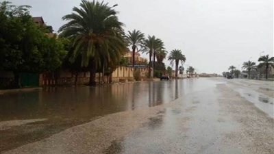 أمطار غزيرة وموجة برد ورياح واستمرار الطقس السىء بشمال سيناء
