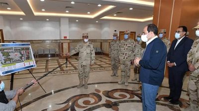 الرئيس السيسي يتفقد مقر مركز قيادة الدولة الاستراتيجي بالعاصمة الإدارية الجديدة