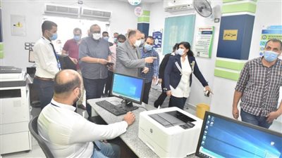 محافظ أسيوط يفتتح مركز خدمة العملاء لشركة المياه بمركز الغنايم