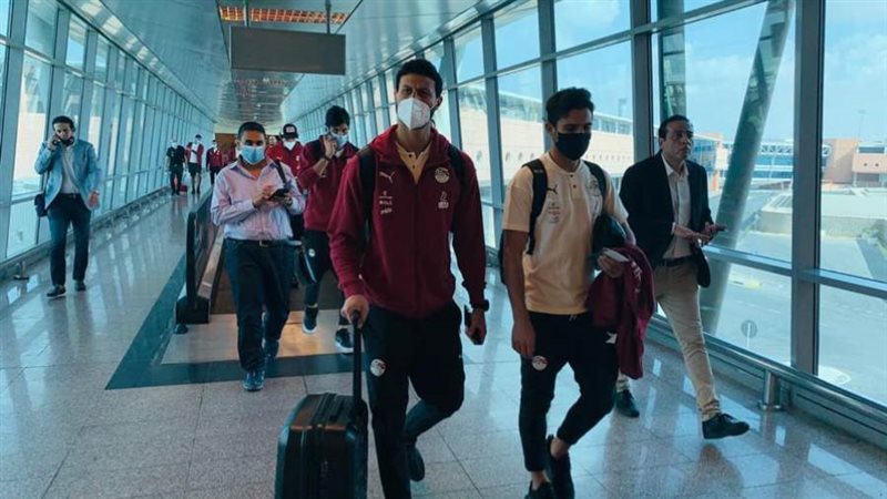 منتخب مصر في مطار