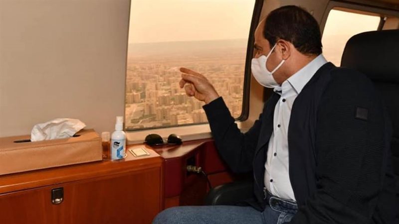 الرئيس السيسي يتفقد