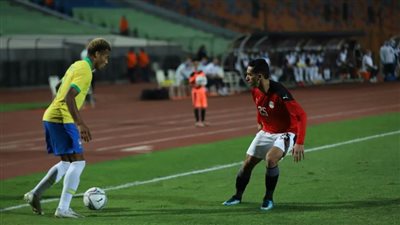 منتخب مصر الأولمبي يستقبل الهدف الأول من البرازيل