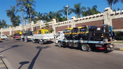 التحفظ على 366 مركبة مخالفة بالإسكندرية 