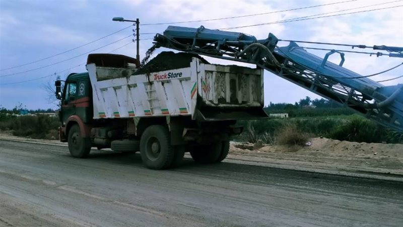 رصف الطرق بالبحيرة