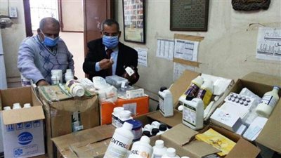 ضبط 335 ألف عبوة تحصين بيطري مخالف بأبو كبير