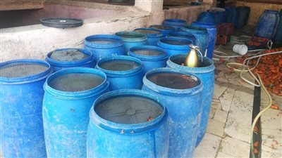 ضبط 32 طن مخللات فاسدة بالدقهلية وغلق المصنع