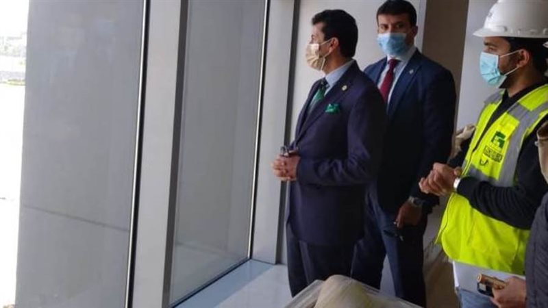 وزير الرياضة وزيارته
