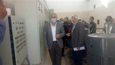 تشغيل تجريبي لمحطة الصرف الصحي بمنطقة 1600 فدان بمدينة بدر