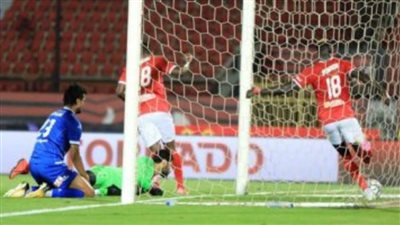 كارا بالا يسجل الهدف الأول لأبوقير في شباك الأهلي