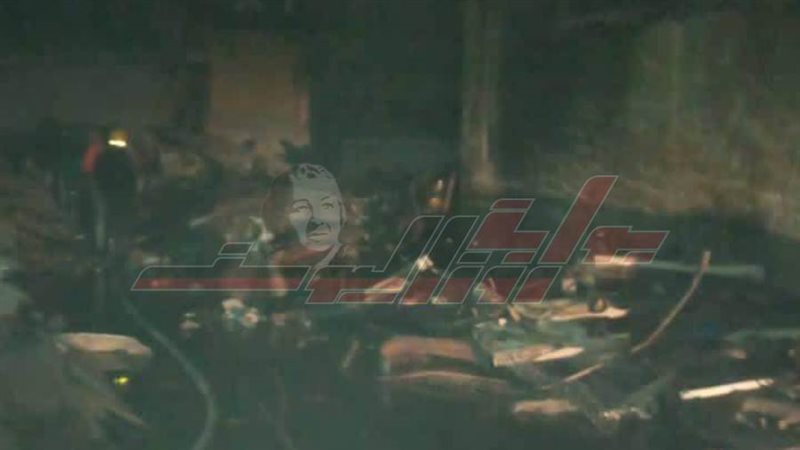 جانب من الحريق