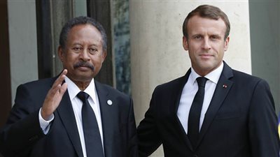 حمدوك وماكرون يؤكدان ضرورة التوصل لاتفاق عادل حول سد النهضة