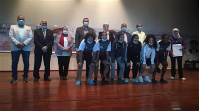 حلوان تحصد المركز الأول في منافسات أولمبياد الفتاة الجامعية