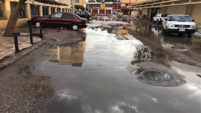 طقس سيء وسقوط أمطار بمناطق في كفر الشيخ