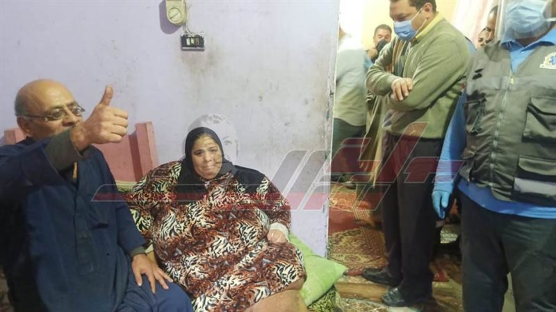 عزيزة المصابة بداء