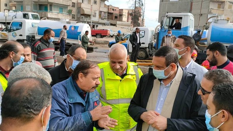 محافظ البحيرة يتفقد