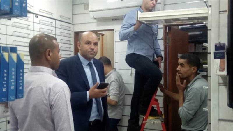 تحرير 19 محضرا مزاولة