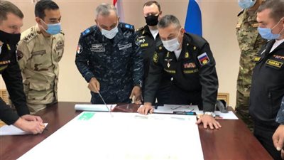 ختام فعاليات التدريب البحري المصري الروسى المشترك 