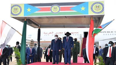 أول زيارة لرئيس مصري لجنوب السودان