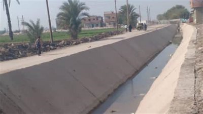 إنهاء المرحلة الأولى من مشروع تبطين وتأهيل الترع بالمنيا 