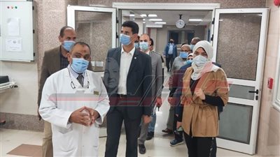 نائبا محافظ القليوبية في جولة مفاجئة لمستشفيات العزل