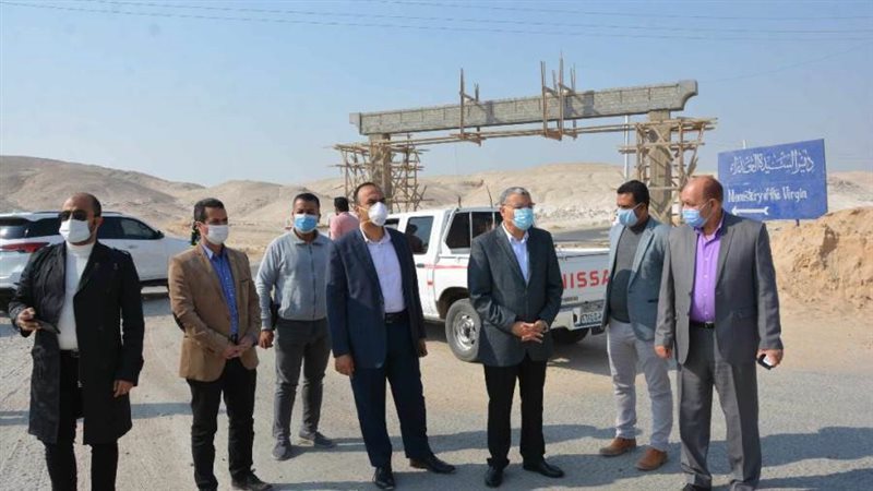 خلال تفقد دير السيدة