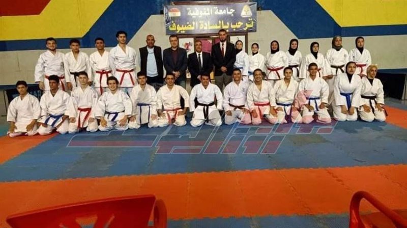 فريق الكاراتية بجامعة